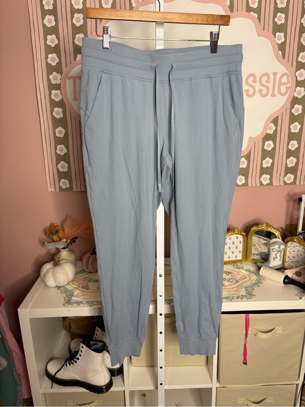 Lululemon Woman’s Light Blue Grey Jogger Pants - Casual Comfort